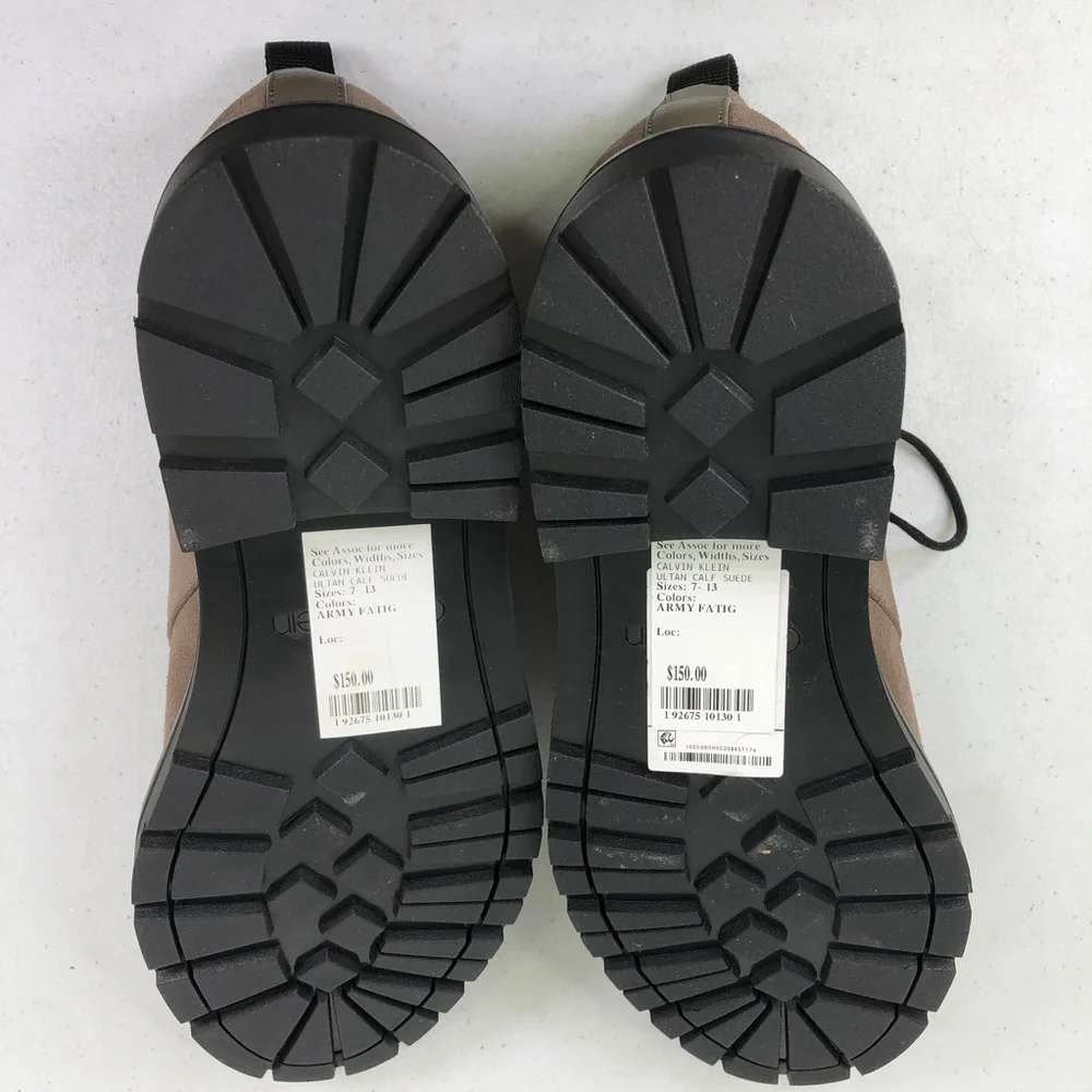 Calvin Klein Ultan Tan Suede Chukka Boots